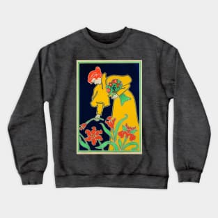 La Libre Esthetique by Gisbert Combaz Crewneck Sweatshirt